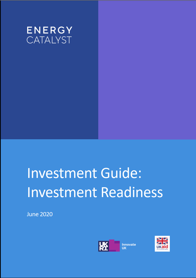 Energy Catalyst investment guide - investment readiness