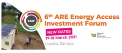ARE – Energy Access Investment Forum in Lusaka – Alliance for Rural Electrification