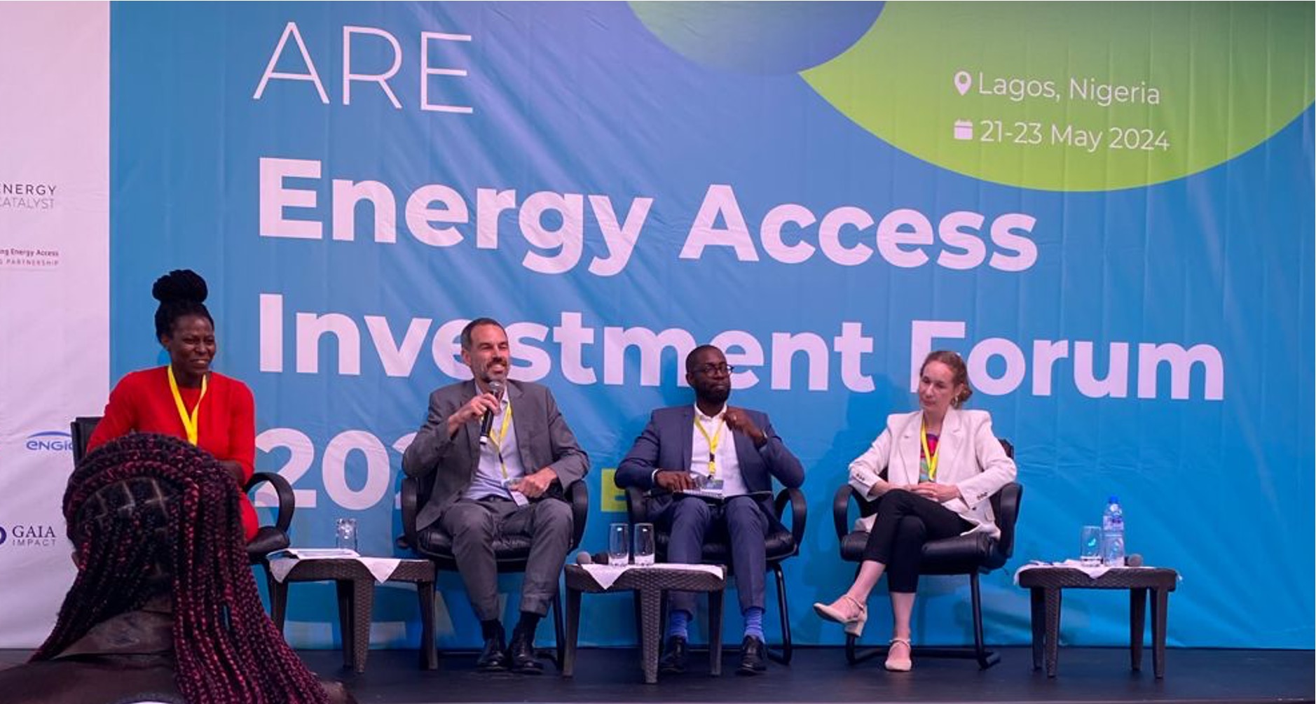 Image showing panelists including Arnaud Henin (second from left), Managing Director of Gommy Power Networks, shared insights on the role of foreign direct investment.