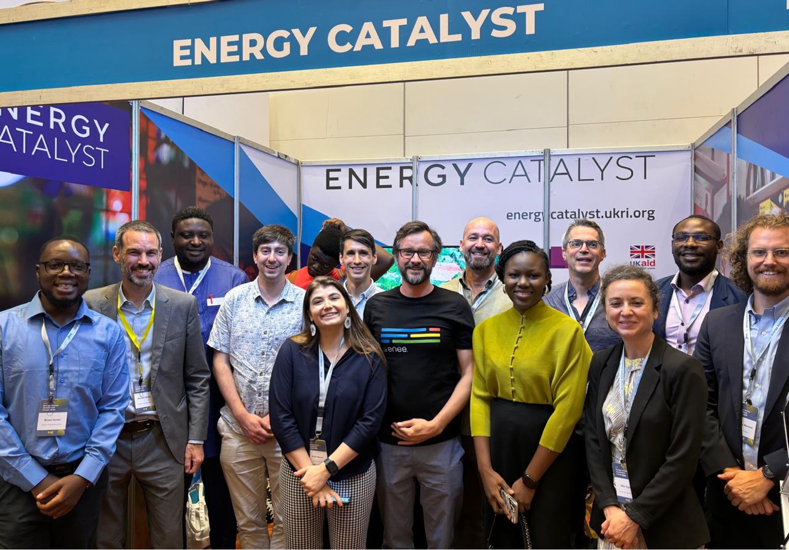 Image of The Energy Catalyst team and colleagues from Open Capital, Mercy Corps-Energy 4 Impact, and Eigen Ventures