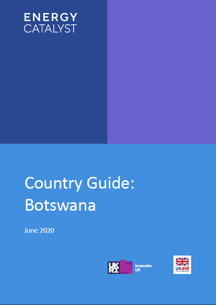 Front cover of the country guide