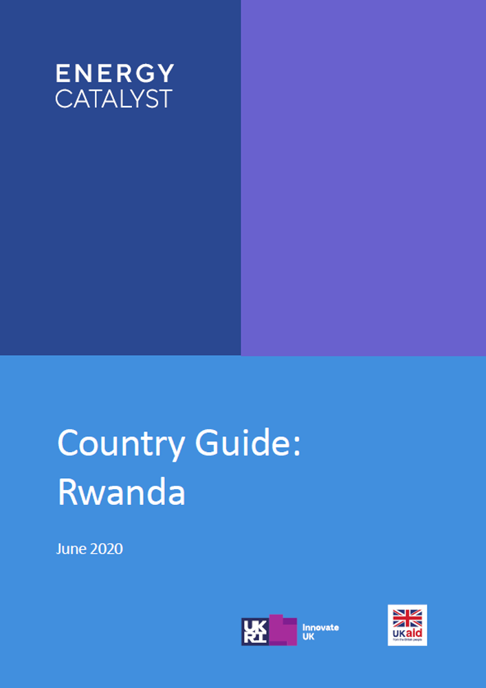 Front cover of country guide to Rwanda