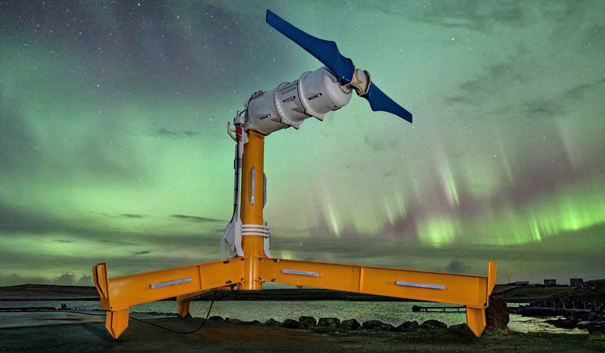 Image of the Nova Innovation floating and tidal energy hardware solution